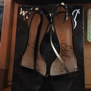 Barely Worn Sam Edelman Open Toe Heels